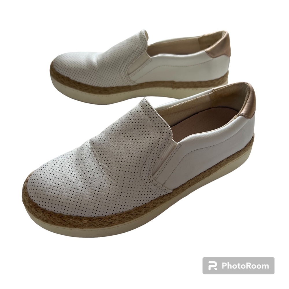 Dr, Scholl Madi Jute Women’s Shoe, White, Sneaker, Loafer Size 8M